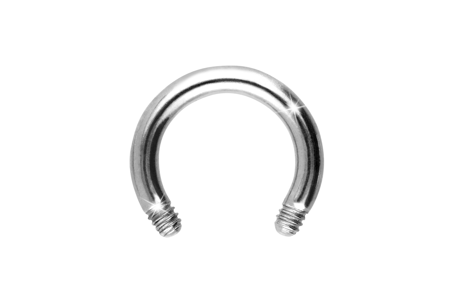 Titan Hufeisenring Piercing ohne Kugel